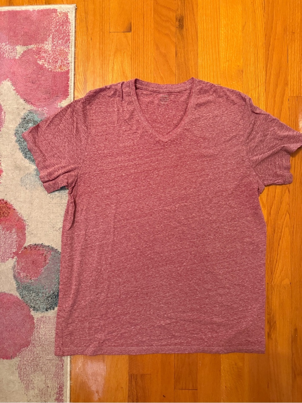 Old Navy Men's Heathered V-Neck Tee - Rose